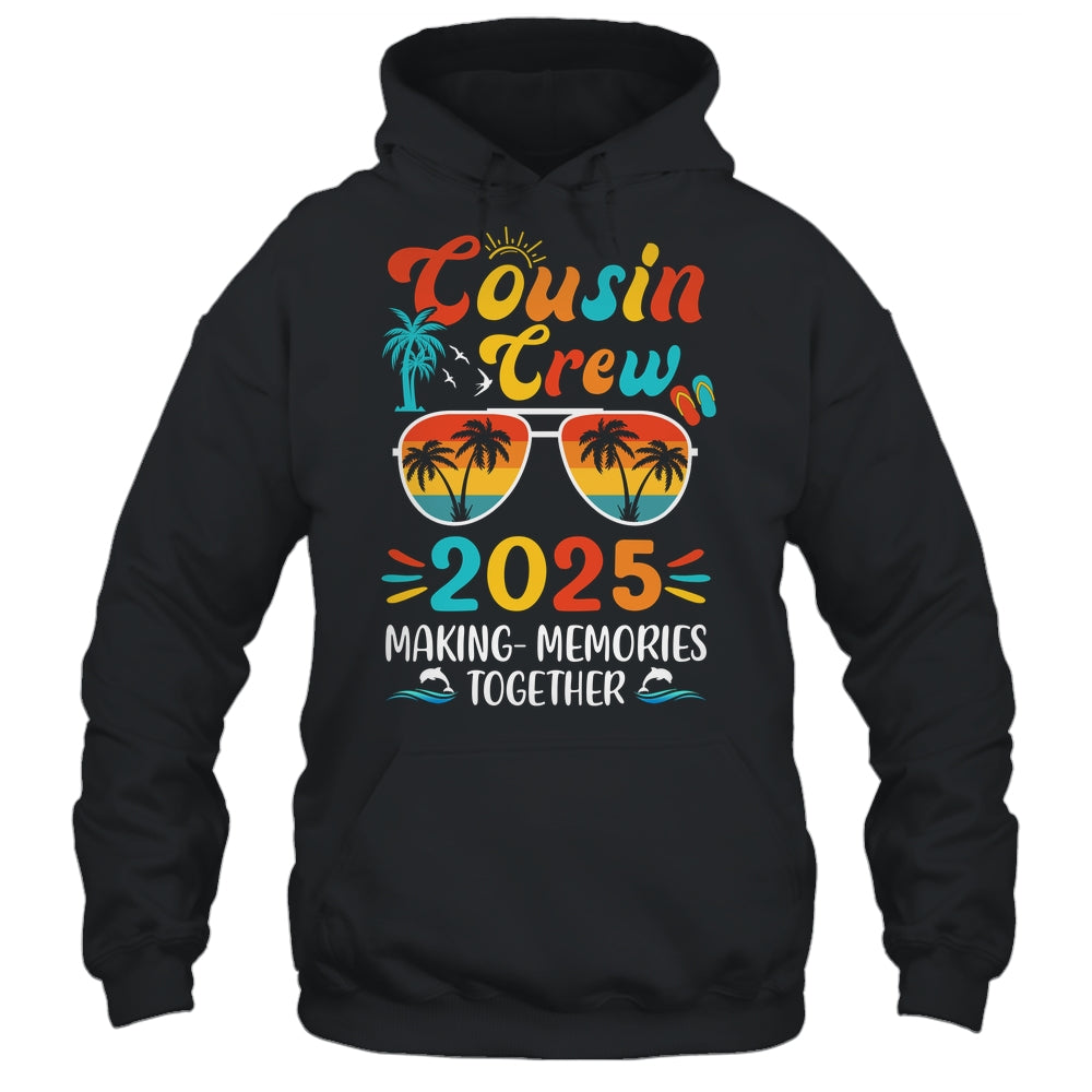 Cousin Crew 2025 Family Trips Matching Summer Vacation Beach Shirt & Tank Top | teecentury