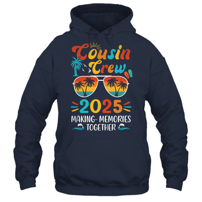 Cousin Crew 2025 Family Trips Matching Summer Vacation Beach Shirt & Tank Top | teecentury