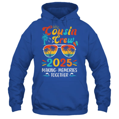 Cousin Crew 2025 Family Trips Matching Summer Vacation Beach Shirt & Tank Top | teecentury