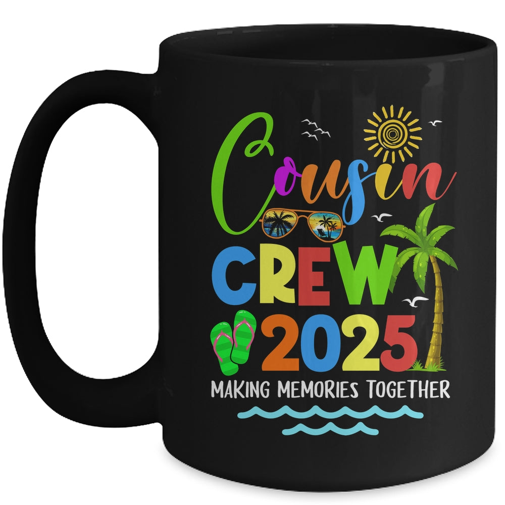 Cousin Crew 2025 Summer Vacation Beach Family Matching Trip Mug | teecentury