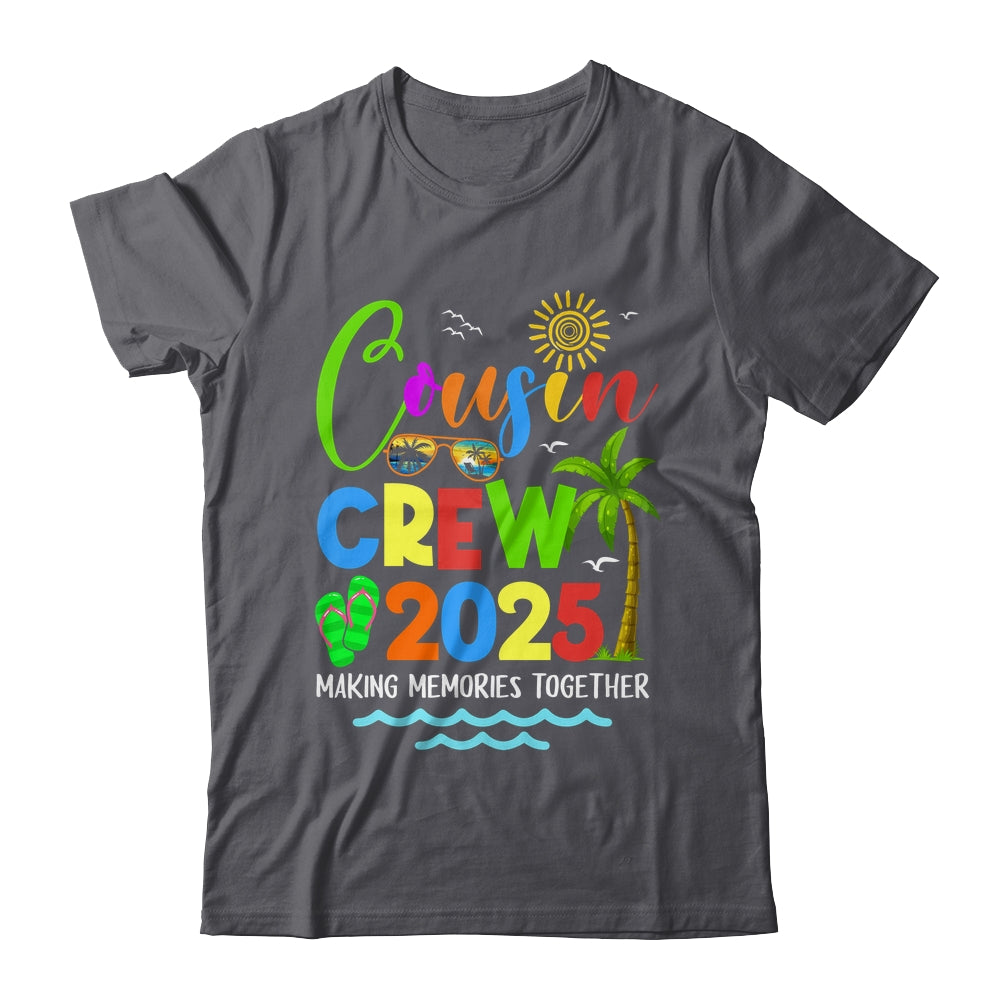 Cousin Crew 2025 Summer Vacation Beach Family Matching Trip Shirt & Tank Top | teecentury