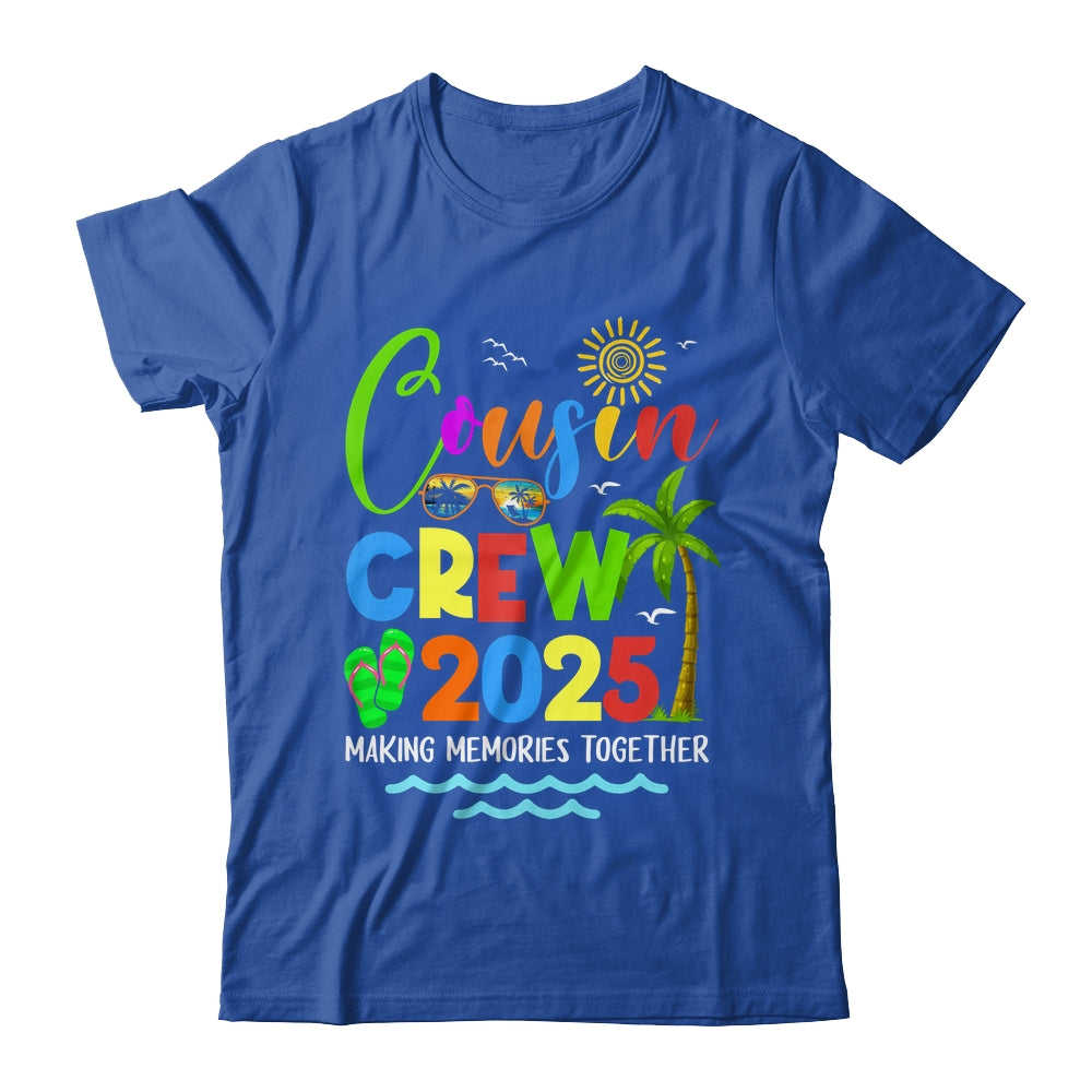 Cousin Crew 2025 Summer Vacation Beach Family Matching Trip Shirt & Tank Top | teecentury