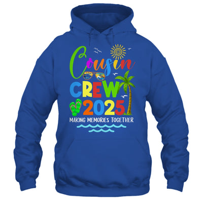 Cousin Crew 2025 Summer Vacation Beach Family Matching Trip Shirt & Tank Top | teecentury
