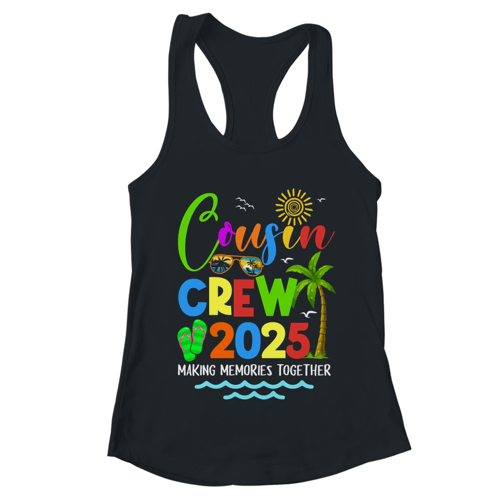 Cousin Crew 2025 Summer Vacation Beach Family Matching Trip Shirt & Tank Top | teecentury