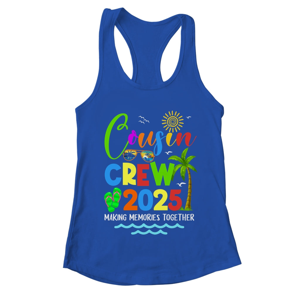 Cousin Crew 2025 Summer Vacation Beach Family Matching Trip Shirt & Tank Top | teecentury