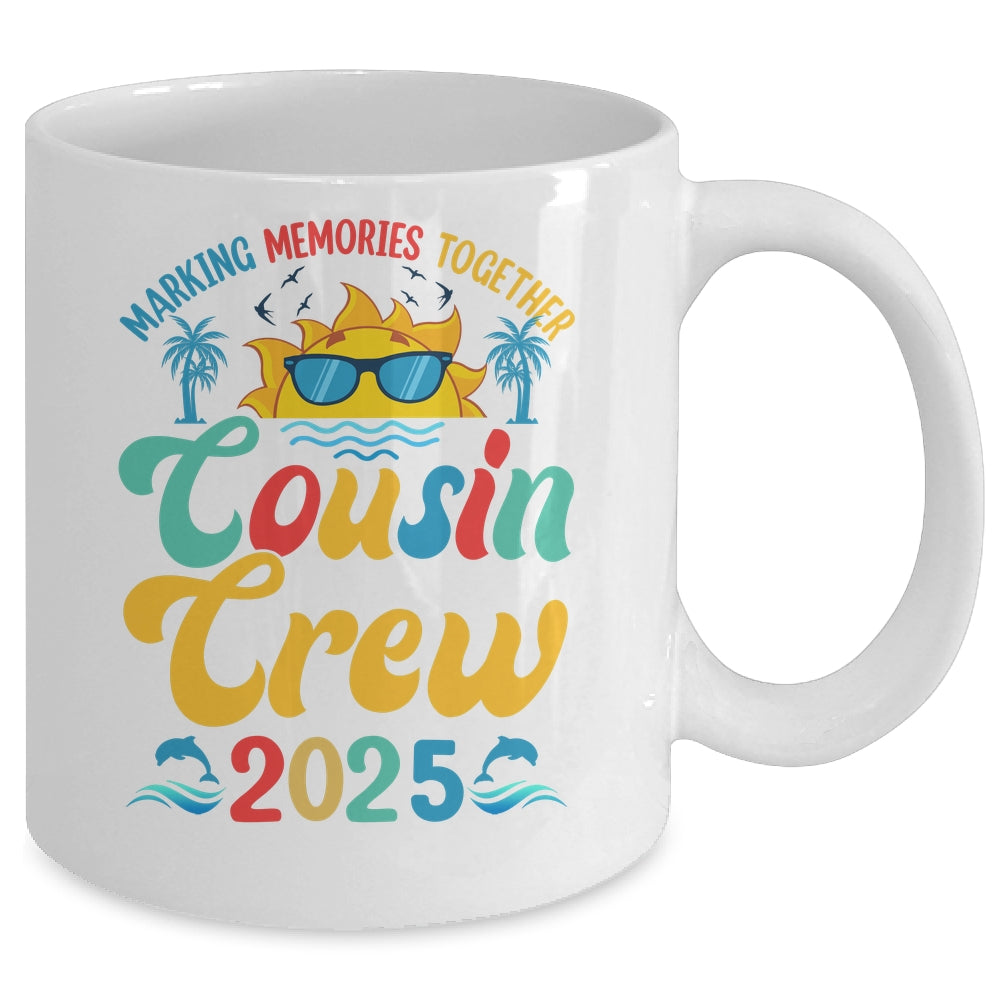Cousin Crew 2025 Summer Vacation Beach Family Matching Trips Mug | teecentury