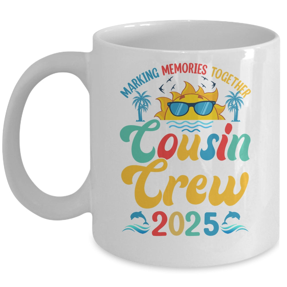 Cousin Crew 2025 Summer Vacation Beach Family Matching Trips Mug | teecentury