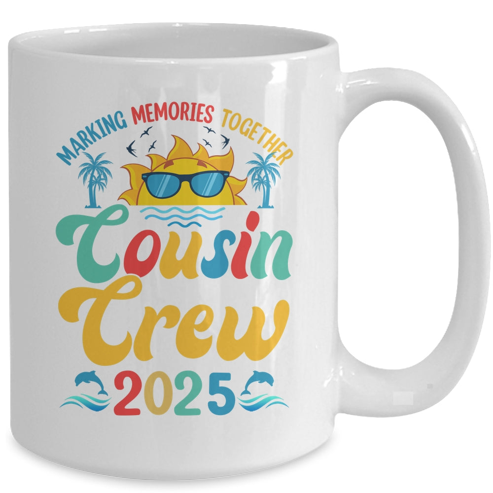 Cousin Crew 2025 Summer Vacation Beach Family Matching Trips Mug | teecentury