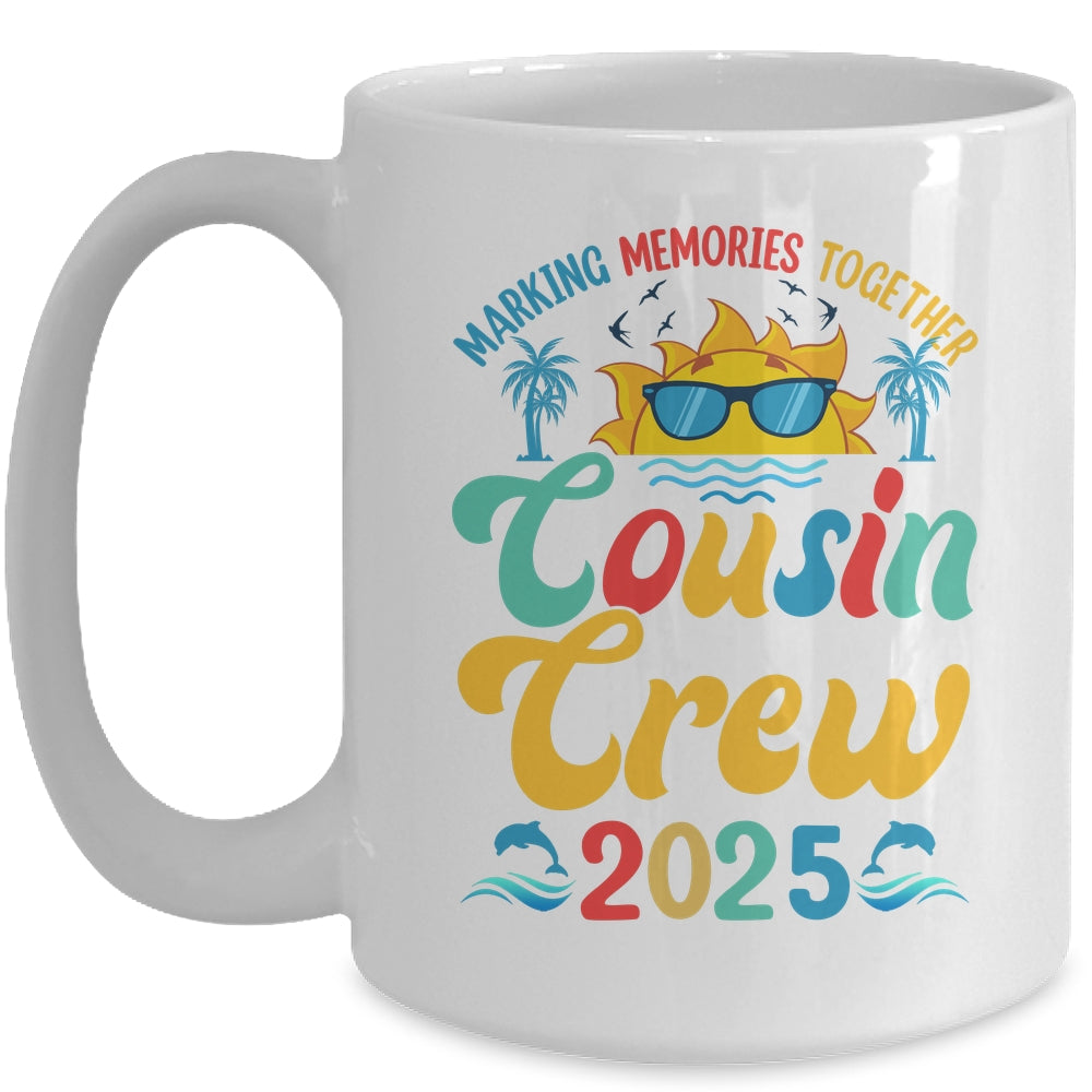 Cousin Crew 2025 Summer Vacation Beach Family Matching Trips Mug | teecentury