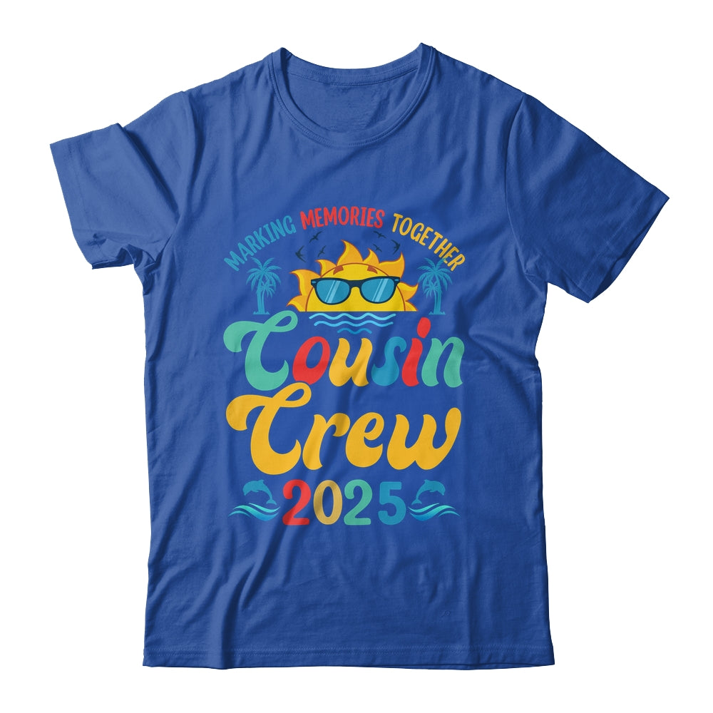 Cousin Crew 2025 Summer Vacation Beach Family Matching Trips Shirt & Tank Top | teecentury