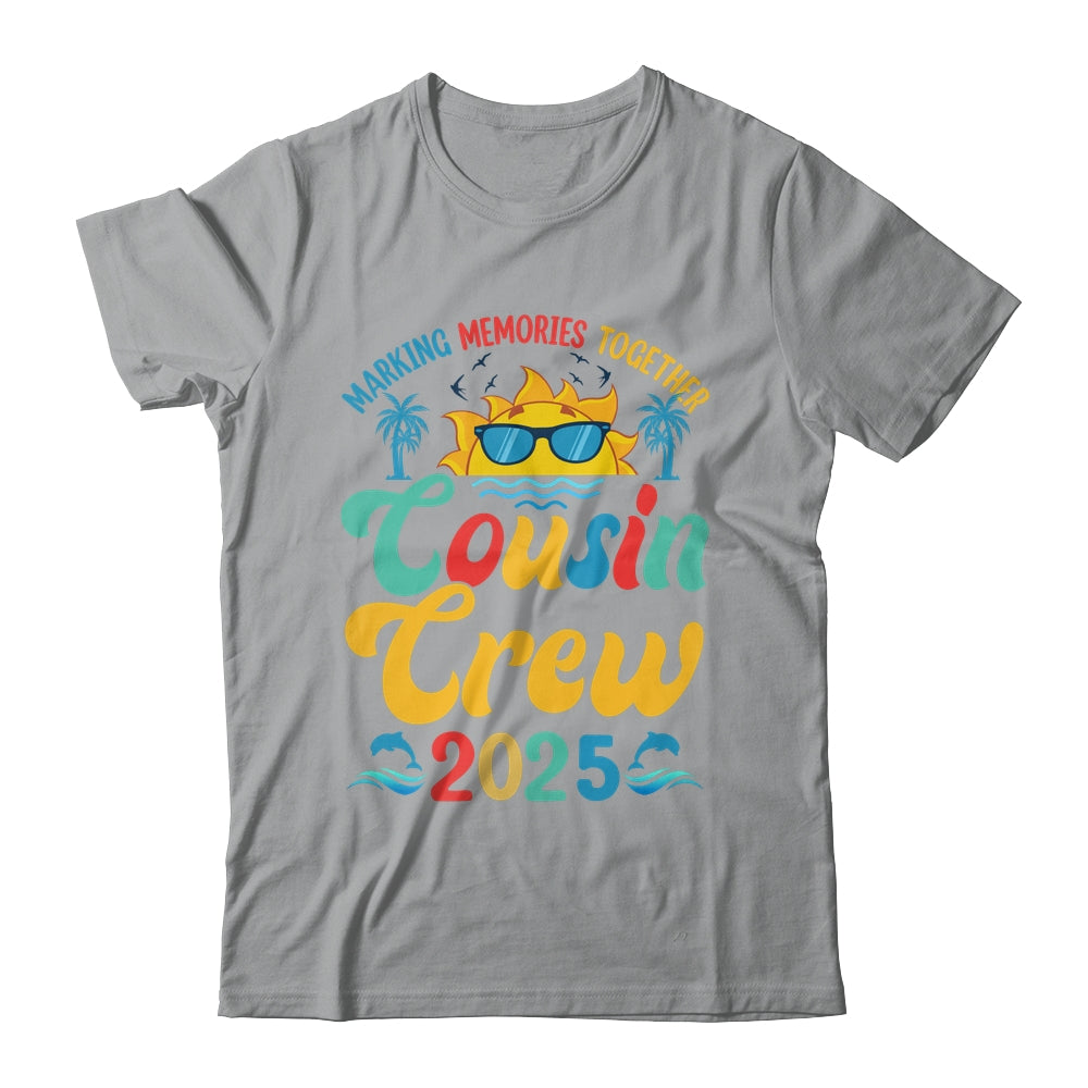 Cousin Crew 2025 Summer Vacation Beach Family Matching Trips Shirt & Tank Top | teecentury