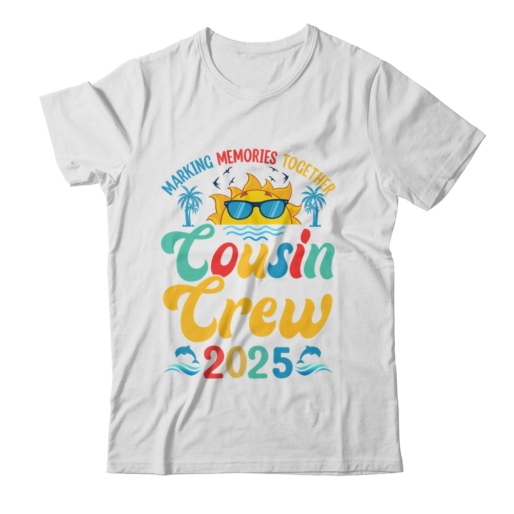 Cousin Crew 2025 Summer Vacation Beach Family Matching Trips Shirt & Tank Top | teecentury