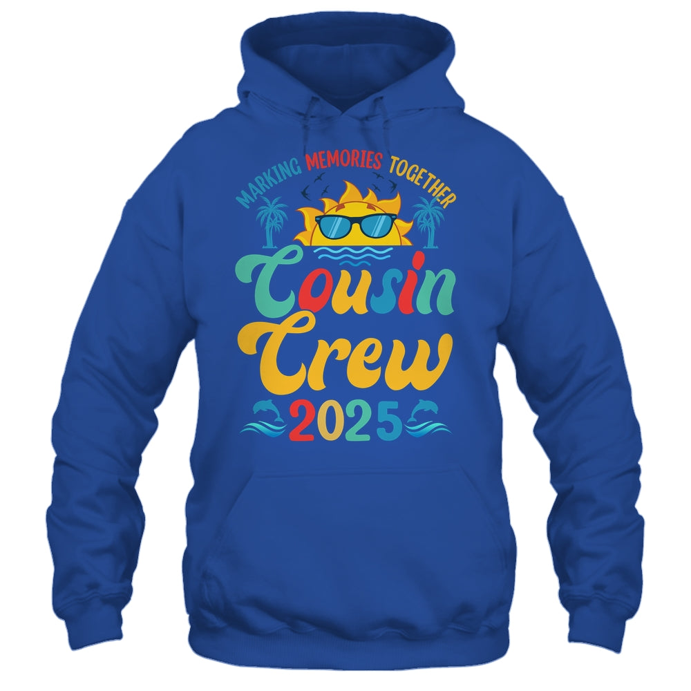 Cousin Crew 2025 Summer Vacation Beach Family Matching Trips Shirt & Tank Top | teecentury