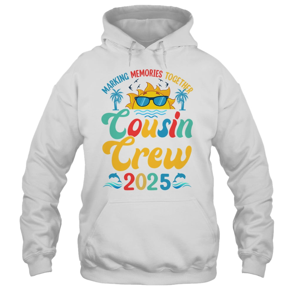 Cousin Crew 2025 Summer Vacation Beach Family Matching Trips Shirt & Tank Top | teecentury