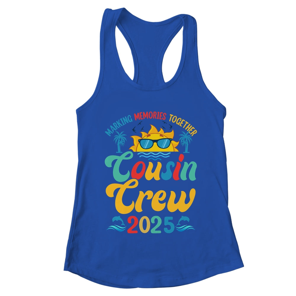 Cousin Crew 2025 Summer Vacation Beach Family Matching Trips Shirt & Tank Top | teecentury