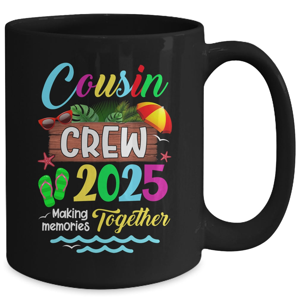 Cousin Crew 2025 Summer Vacation Beach Family Trip Matching Mug | teecentury