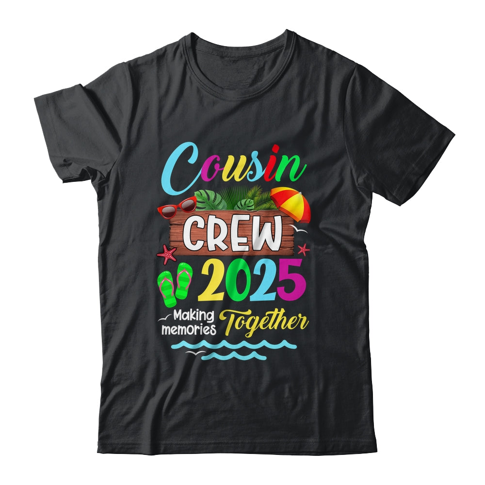 Cousin Crew 2025 Summer Vacation Beach Family Trip Matching Shirt & Tank Top | teecentury