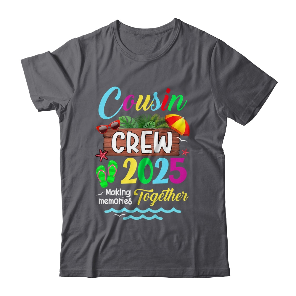 Cousin Crew 2025 Summer Vacation Beach Family Trip Matching Shirt & Tank Top | teecentury