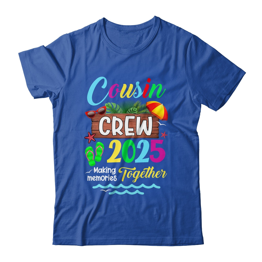 Cousin Crew 2025 Summer Vacation Beach Family Trip Matching Shirt & Tank Top | teecentury