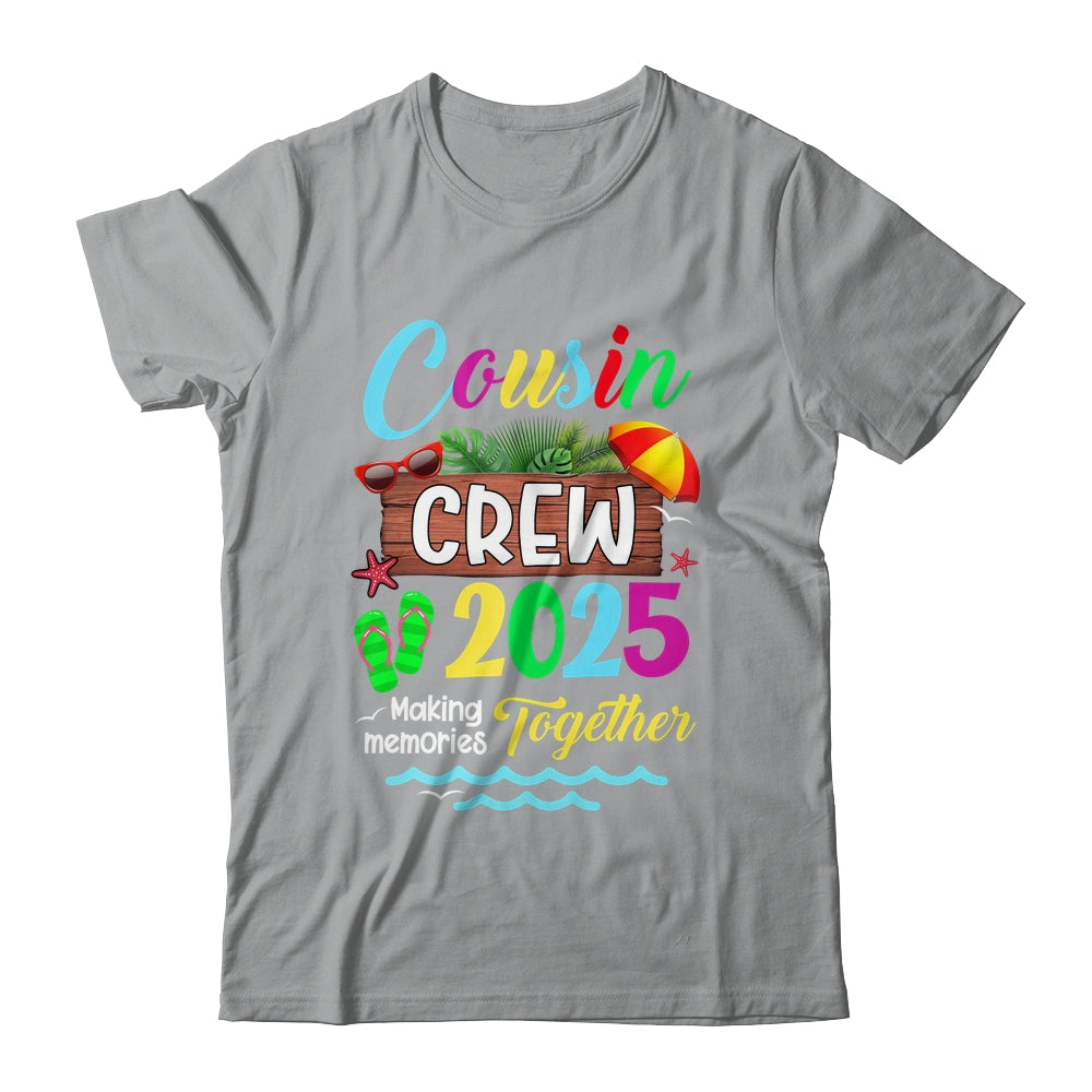 Cousin Crew 2025 Summer Vacation Beach Family Trip Matching Shirt & Tank Top | teecentury