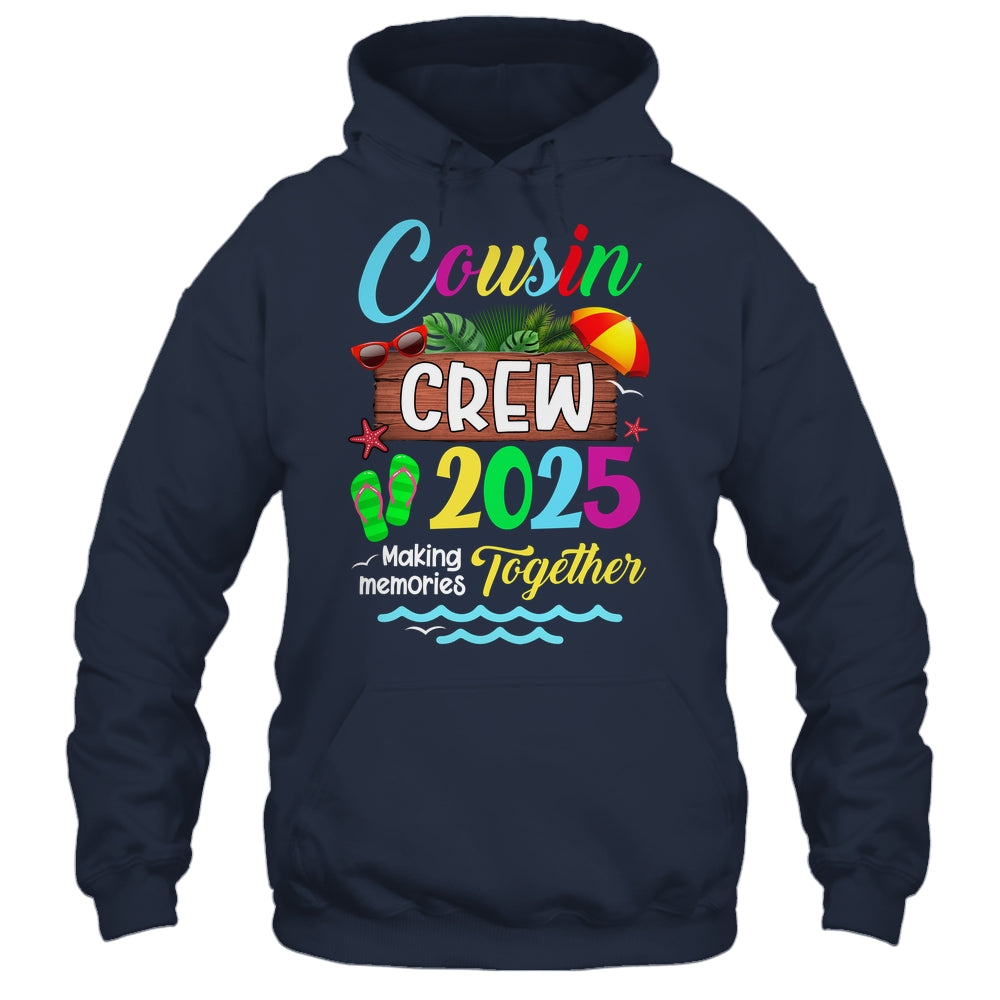 Cousin Crew 2025 Summer Vacation Beach Family Trip Matching Shirt & Tank Top | teecentury