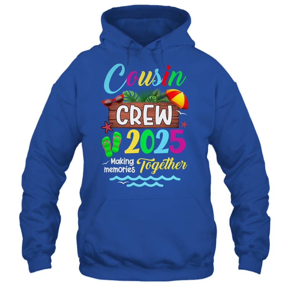 Cousin Crew 2025 Summer Vacation Beach Family Trip Matching Shirt & Tank Top | teecentury