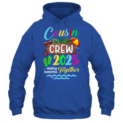 Cousin Crew 2025 Summer Vacation Beach Family Trip Matching Shirt & Tank Top | teecentury