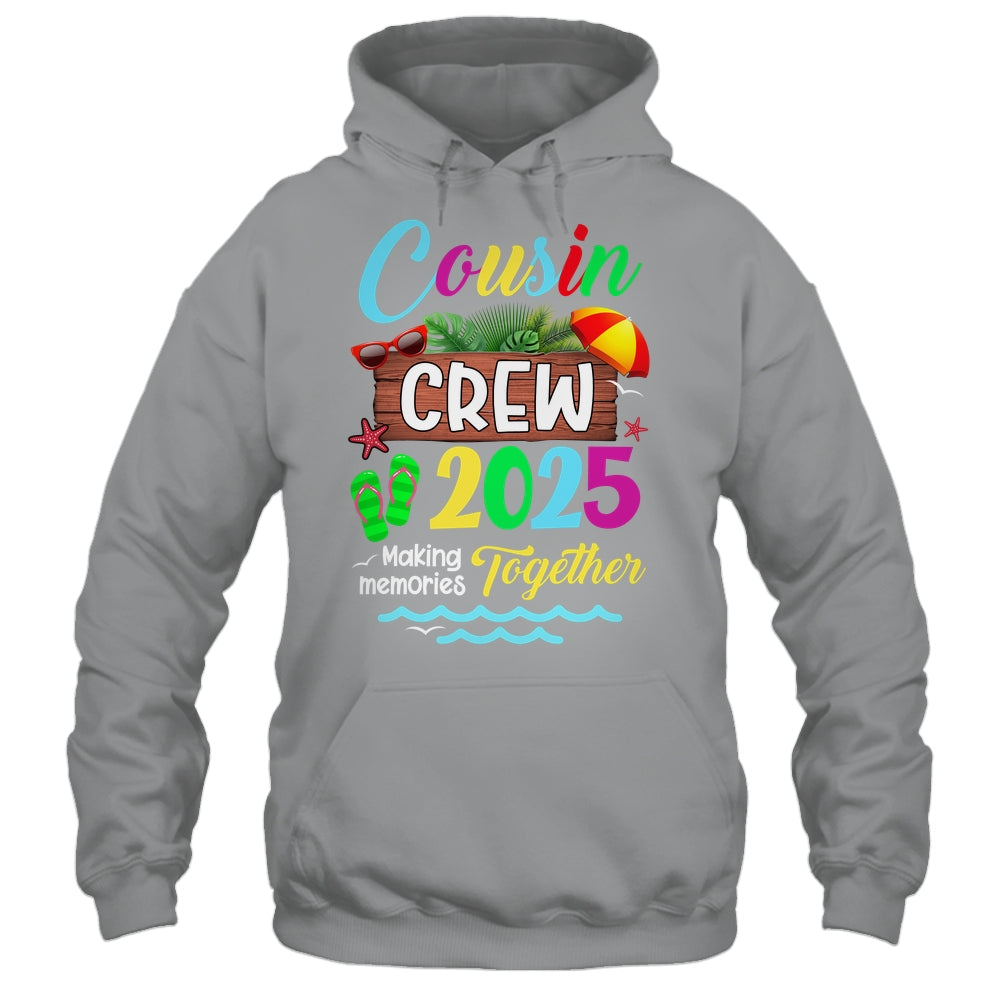 Cousin Crew 2025 Summer Vacation Beach Family Trip Matching Shirt & Tank Top | teecentury