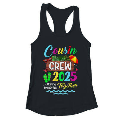 Cousin Crew 2025 Summer Vacation Beach Family Trip Matching Shirt & Tank Top | teecentury