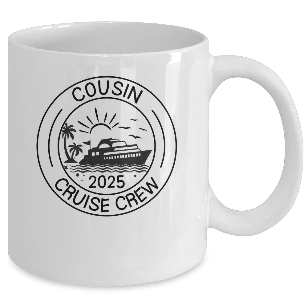 Cousin Crew 2025 Summer Vacation Cruise Cruising Trip Mug | teecentury