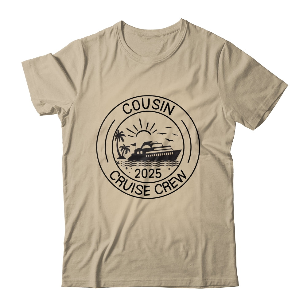 Cousin Crew 2025 Summer Vacation Cruise Cruising Trip Shirt & Tank Top | teecentury