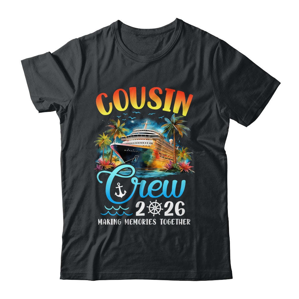 Cousin Crew 2026 Cousin Cruise Group Matching Vacation Party Shirt & Tank Top | teecentury