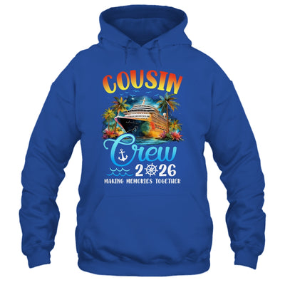 Cousin Crew 2026 Cousin Cruise Group Matching Vacation Party Shirt & Tank Top | teecentury