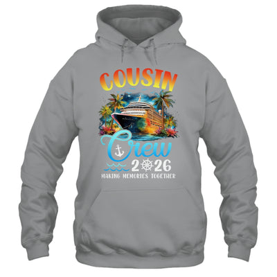 Cousin Crew 2026 Cousin Cruise Group Matching Vacation Party Shirt & Tank Top | teecentury