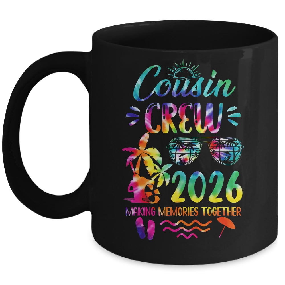 Cousin Crew 2026 Family Reunion Making Memories Tie Dye Mug | teecentury