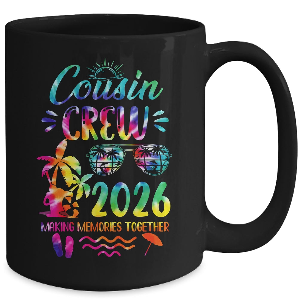Cousin Crew 2026 Family Reunion Making Memories Tie Dye Mug | teecentury