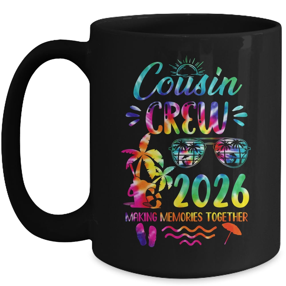 Cousin Crew 2026 Family Reunion Making Memories Tie Dye Mug | teecentury