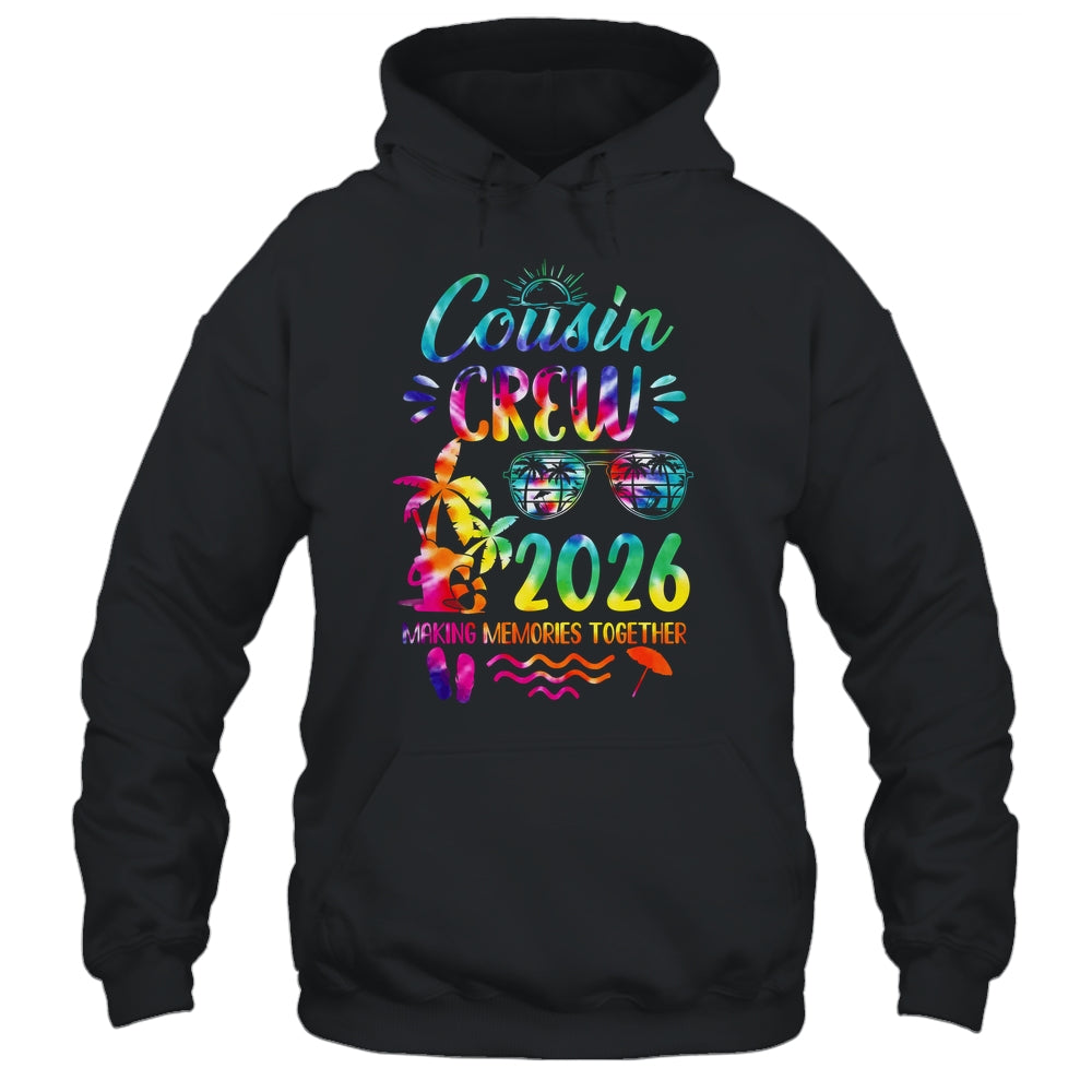 Cousin Crew 2026 Family Reunion Making Memories Tie Dye Shirt & Tank Top | teecentury