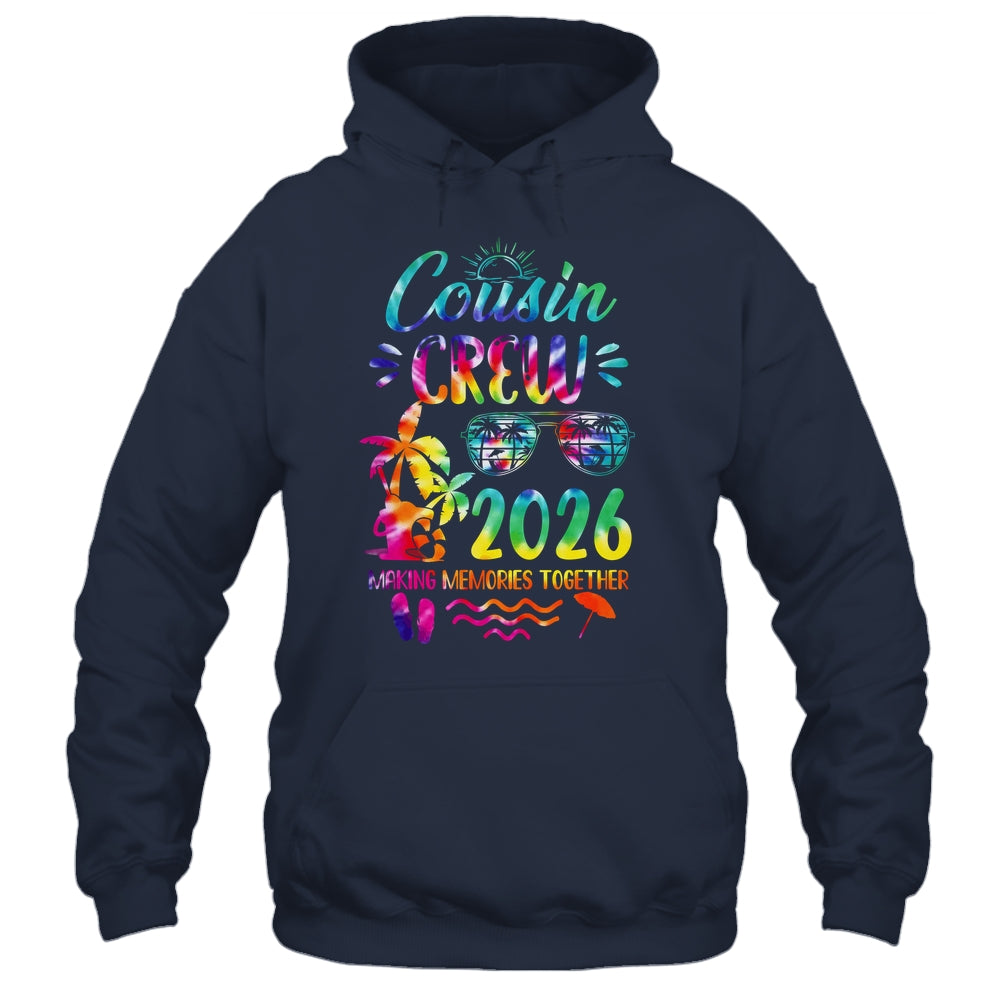 Cousin Crew 2026 Family Reunion Making Memories Tie Dye Shirt & Tank Top | teecentury