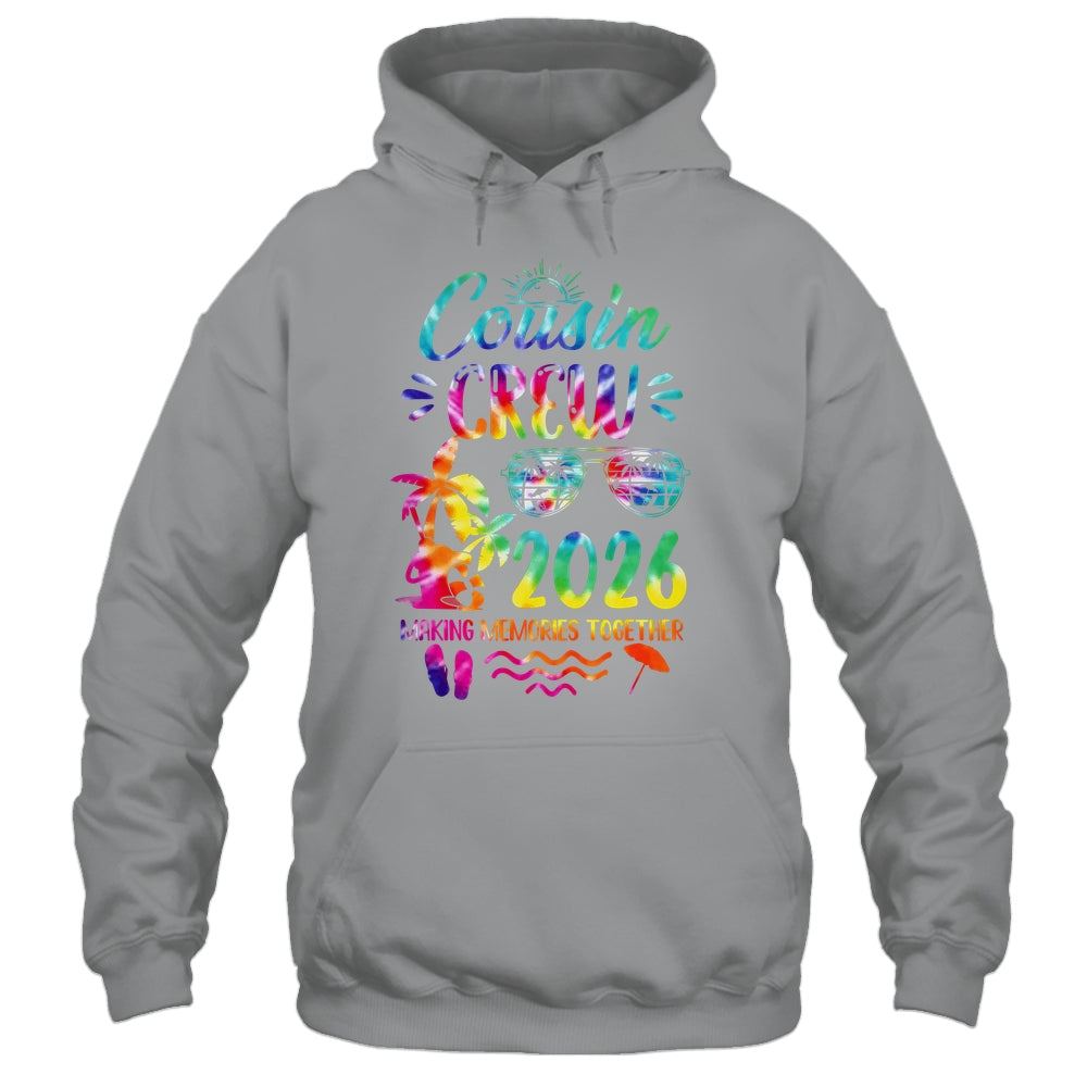 Cousin Crew 2026 Family Reunion Making Memories Tie Dye Shirt & Tank Top | teecentury