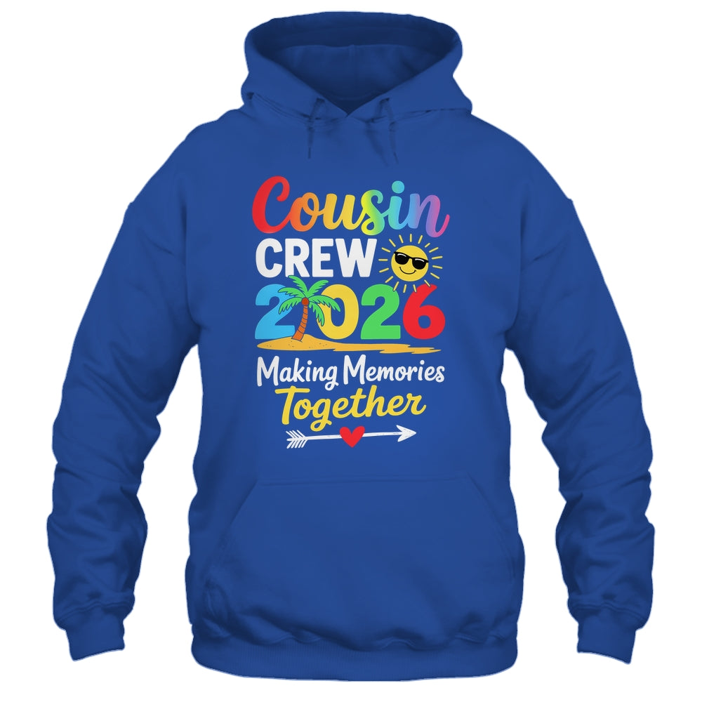 Cousin Crew 2026 Making Memories Family Matching Vacation Shirt & Tank Top | teecentury