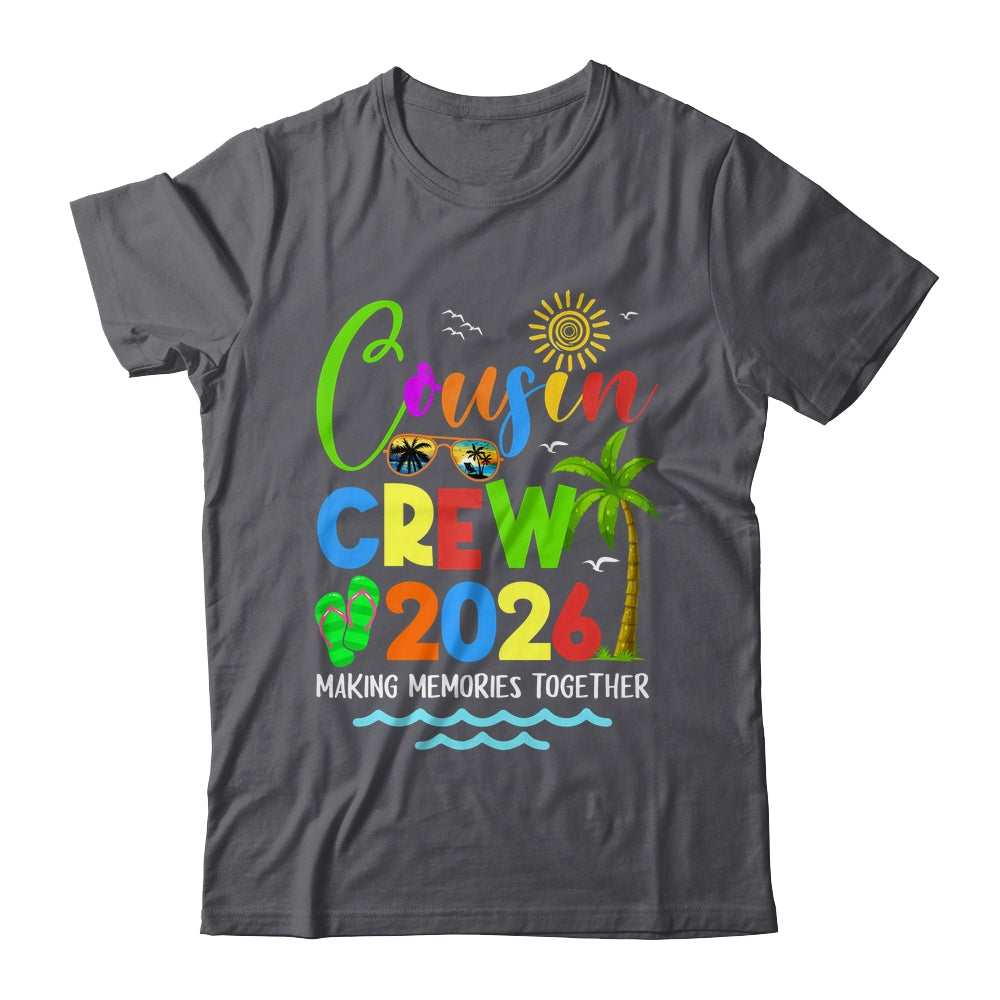 Cousin Crew 2026 Summer Vacation Beach Family Matching Trip Shirt & Hoodie | teecentury