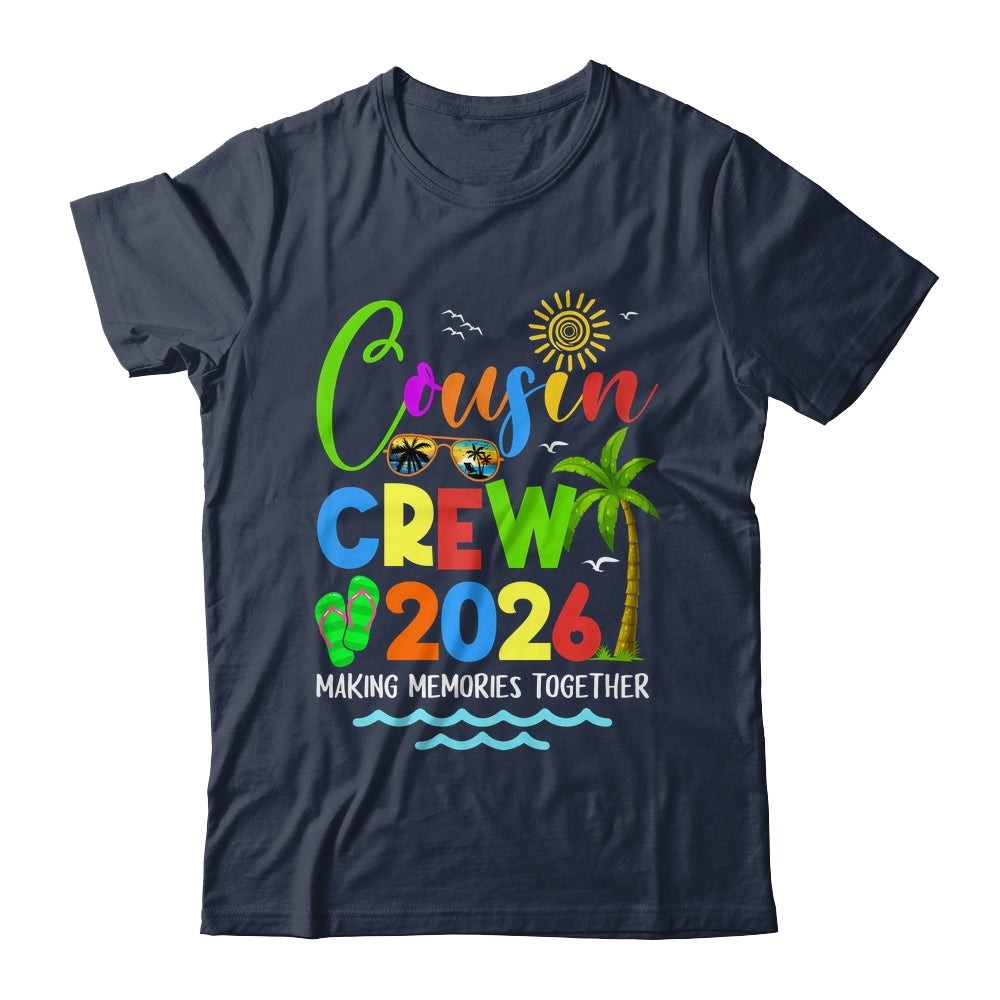 Cousin Crew 2026 Summer Vacation Beach Family Matching Trip Shirt & Hoodie | teecentury