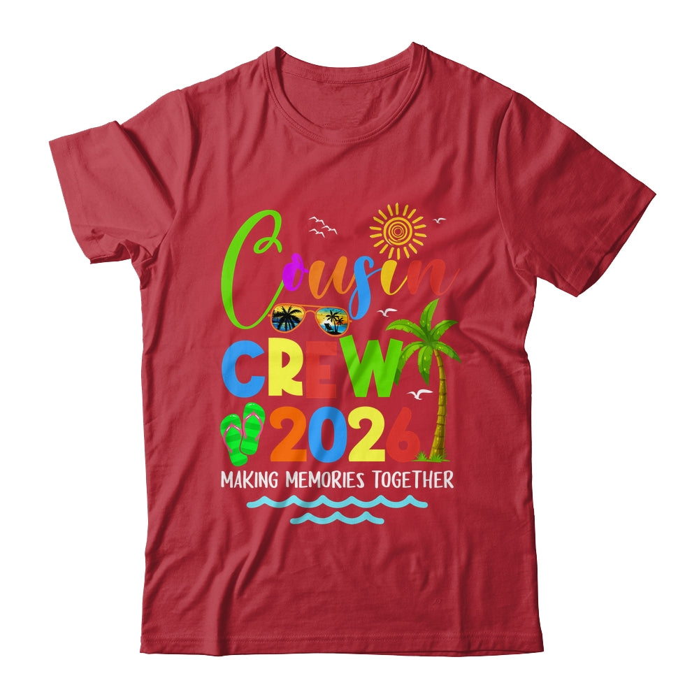 Cousin Crew 2026 Summer Vacation Beach Family Matching Trip Shirt & Hoodie | teecentury