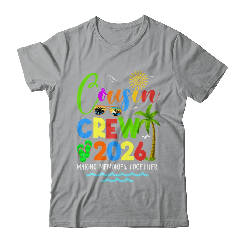 Cousin Crew 2026 Summer Vacation Beach Family Matching Trip Shirt & Hoodie | teecentury