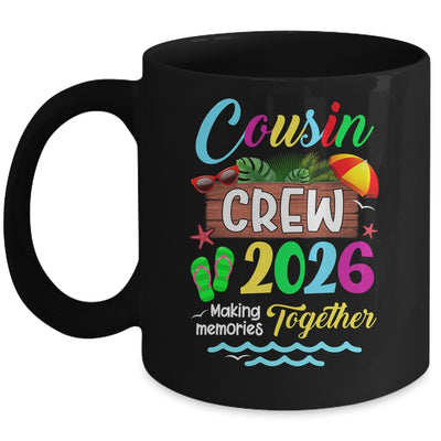 Cousin Crew 2026 Summer Vacation Beach Family Trip Matching Mug | teecentury