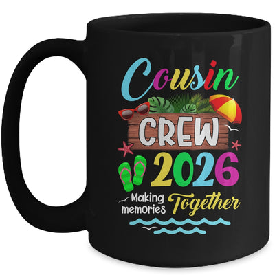 Cousin Crew 2026 Summer Vacation Beach Family Trip Matching Mug | teecentury