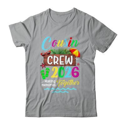 Cousin Crew 2026 Summer Vacation Beach Family Trip Matching Shirt & Tank Top | teecentury