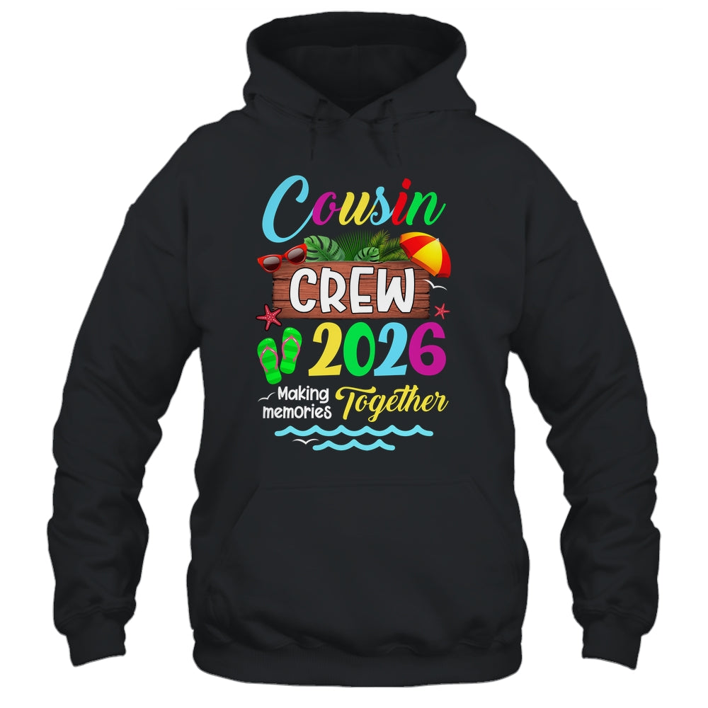 Cousin Crew 2026 Summer Vacation Beach Family Trip Matching Shirt & Tank Top | teecentury
