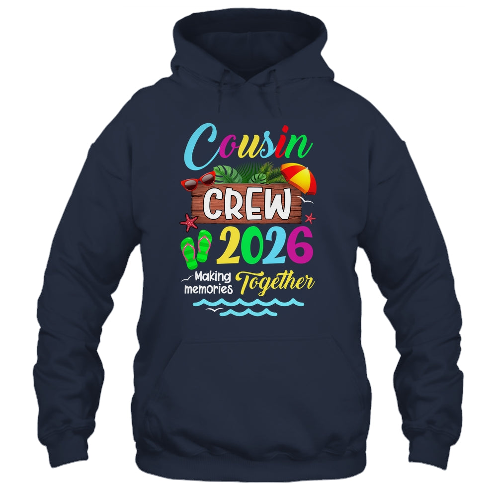Cousin Crew 2026 Summer Vacation Beach Family Trip Matching Shirt & Tank Top | teecentury